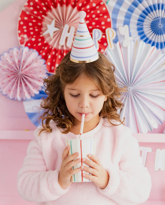 Striped Party Hats 8 Ct.