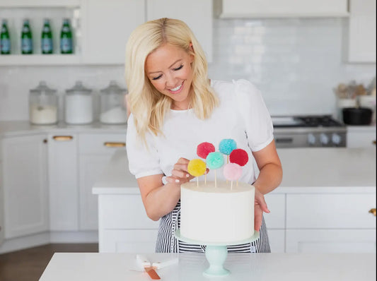 Pom Pom Cake Topper