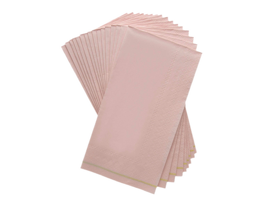 Blush/Gold Dinner Napkins