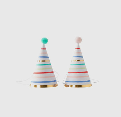 Striped Party Hats 8 Ct.