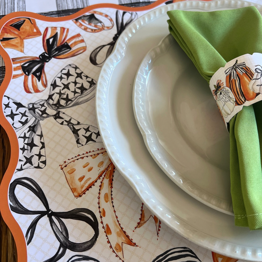 Halloween Bow Placemats