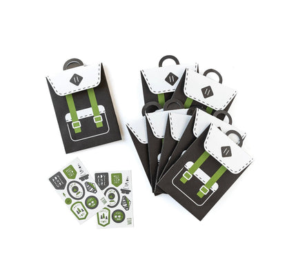 backpack treat bags with stickers