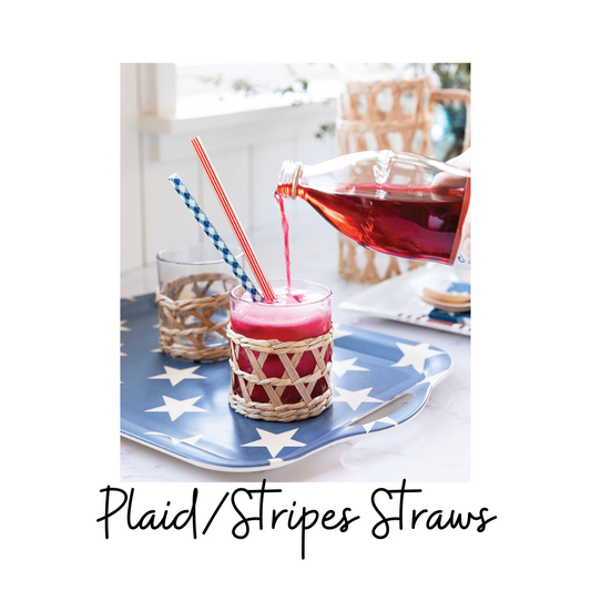 Patriotic Straws