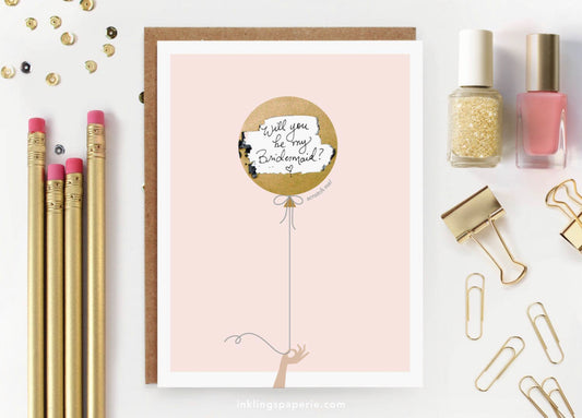 Balloon Scratch Off Greeting Card