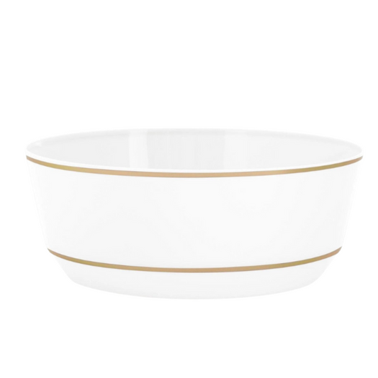 10 ct. White/Gold Bowls